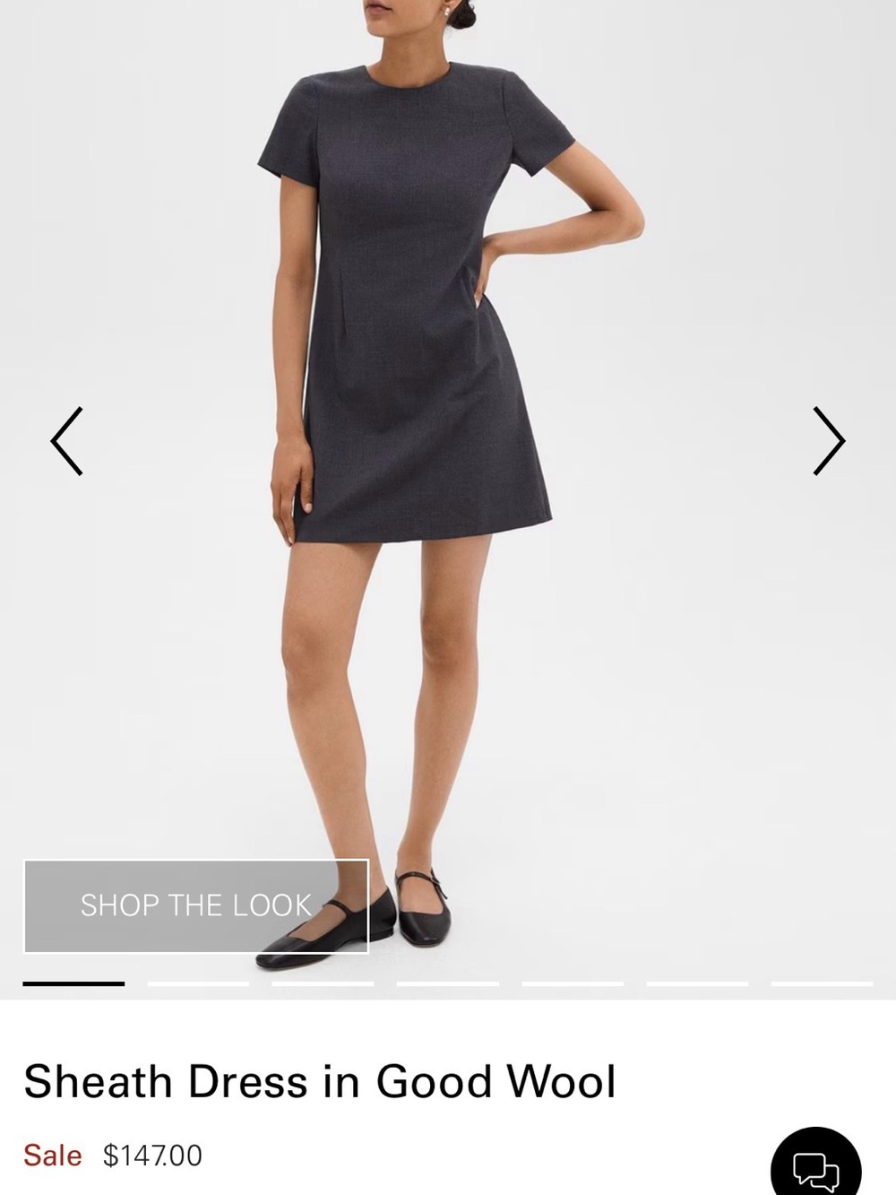 Theory Burgundy Sheath Dress